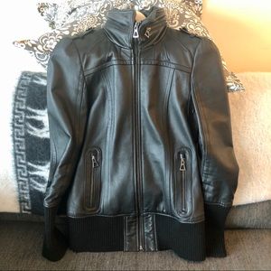 Women’s Rudsak black leather jacket-small